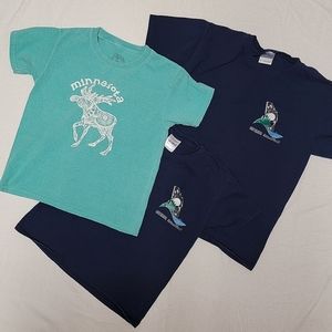 Kids Minnesota T-Shirt Bundle Superior National Forest Lake Superior Unisex lot